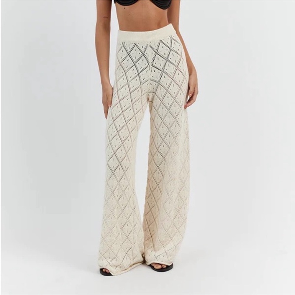 DISSH Sorrento Crochet Knit Pants XS